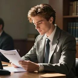 a handsome man auditing for the ministry of silly walks.