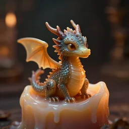 a tiny wax dragon living in a melted out candle, dripping, dramatic lighting, cinematic, establishing shot, extremely high detail, foto realistic, cinematic lighting, post processed, concept art, high details, cinematic, 8k resolution, beautiful detailed, photorealistic, digital painting, artstation, concept art, smooth, sharp focus, artstation trending, octane render, unreal engine