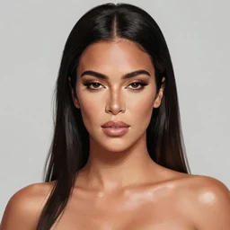 “ portrait of kim kardashian by greg rutkowski, young, attractive, highly detailed portrait, scifi, digital painting, artstation, concept art, smooth, sharp foccus ilustration, artstation hq ”