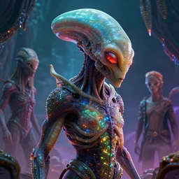 photorealistic alien as a dmt entity in the style of alex grey, michael cheval, and michael whelan. hyperdetailed photorealism, 1 0 8 megapixels, amazing depth, high resolution, 3 d shading, 3 d finalrender, 3 d cinematic lighting, glowing rich colors, psychedelic overtones, artstation concept art.