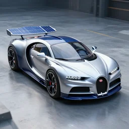 supercharged bugatti hovercar, solar punk product photo