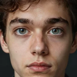 man with the world's largest eyes,