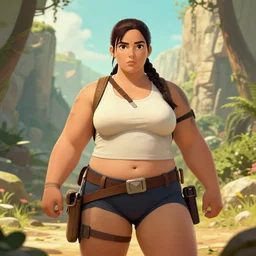 fat lara croft