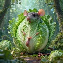 by chet zar and alexander jansson, visually stunning, cinematic, ultra realistic, hyper realism, 1 2 k, epic, octane render, unreal engine, vfx, maya, it's form is all wrong : undefined idealism, rat king : prince cabbage, nature witnessing itself through us : the fluidity of creativity