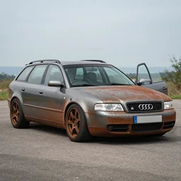 Rusty Wrecked Audi A4 B6 Avant (2002), created by Barclay Shaw