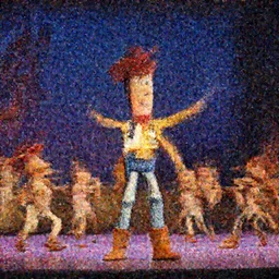 photograph from the stage production of Toy Story 1959