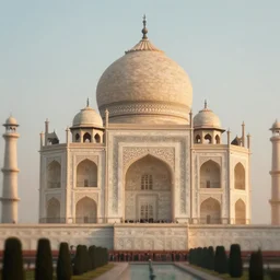 a dreamy photo of taj mahal, cinematic, highly realistic, atmospheric light, f 1. 2, tilt shift