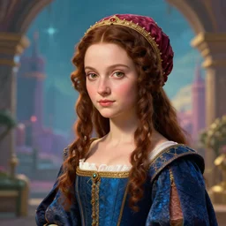 a cute renaissance woman inspired by leonardo da vinci, vivid colors, high details, cinematic, 8k resolution, beautiful detailed, photorealistic, digital painting, artstation, concept art, smooth, sharp focus, illustration, fantasy background, artstation trending, octane render, unreal engine