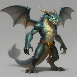 detailed concept art of a dragon fish character by richard anderson, artstation, artstationhd