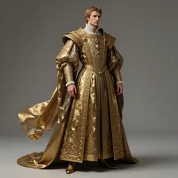 concept art of a male nobles clothes in the renaissance. extravagant. extremely lavish. flowing silk. fantasy. 8 k. volumetric lighting. octane render. trending on artstation