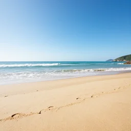 HDRI of a beach scene