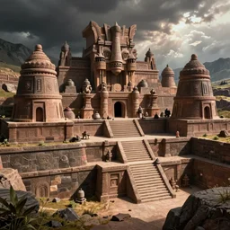 Futuristic Inca civilization