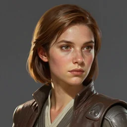 headshot of Jaina Solo from Star Wars Expanded Universe, scifi, highly detailed portrait, digital painting, artstation, concept art, smooth, sharp foccus ilustration, Artstation HQ