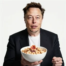 elon musk, cereal comercial