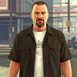a screenshot of walter white in gta vice city,