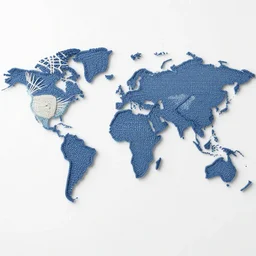 world where everything is crocheted yarn