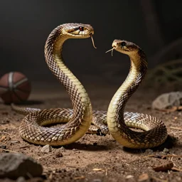rattlesnakes play basketball