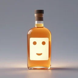 face icon stylized minimalist whiskey! bottle! ben stiller whiskey! bottle!, loftis, cory behance hd by jesper ejsing, by rhads, makoto shinkai and lois van baarle, ilya kuvshinov, rossdraws global illumination