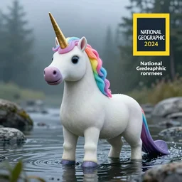 A rainbow unicorn narwhal, award winning nature photography by National Geographic