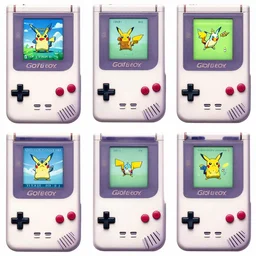 pokemon pattern, 32-bit, Gameboy color aesthetic