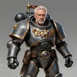 Jeremy Corbyn as a Warhammer 40k Space Marine, portrait, highly detailed, intricate, concept art, artstation