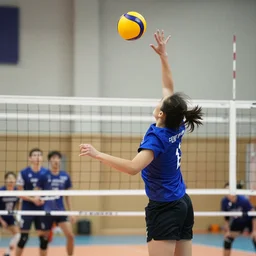 amazing volleyball spike