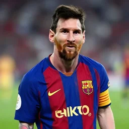 a portrait of lionel messi by marry jane ansell