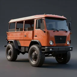 Bullwagon octane render, unreal engine, 8k