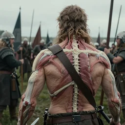 gopro footage of viking raid, detailed, video footage, 4 k, amazing details, digital photography, clear anatomy, cinematic