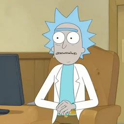 pickle rick, rick and morty cartoon
