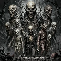 spiritual warfare, horror art by beksinski and szukalski and giger and and pyromallis and dzo and iris compiet and seb mckinnon and, digital art, highly detailed, intricate, sharp focus, trending on artstation hq, deviantart, pinterest, unreal engine 5, 4 k uhd image