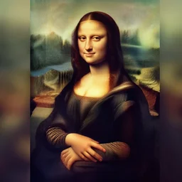 a poster of the Mona Lisa action movie adaptation