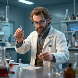 8 k hd detailed octane render of the laboratory of a mad scientist