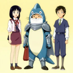 kazuo koike wearing a catfish knight costume tombow artwork greg staples dug stanat christophe young eytan zana rumiko takahashi