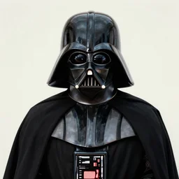 Dadaism portrait of darth Vader