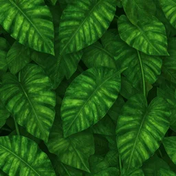 jungle tree's leaves texture file, video game