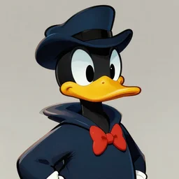 darkwing duck portrait trending art station, digital painting, by artgerm and greg rutkowski