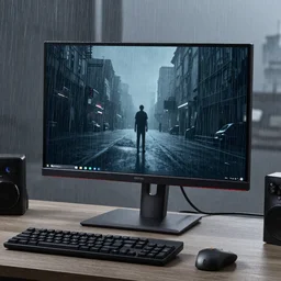 gaming monitor under rain