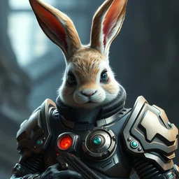 portrait anime rabbit 🐰 with a mjolnir powered assault armor, style artstation, style greg rutkowsk, octane render, unreal engine 6, epic game graphics, fantasy, ciberpunk, conceptual art, ray tracing