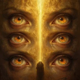 epic professional digital art of hungry eyes, radiant golden atmospheric lighting, painted, foreboding, intricate, eerie, detailed, by leesha hannigan, wayne haag, reyna rochin, ignacio rios, mark ryden, van herpen, best on artstation, cgsociety, epic, stunning, gorgeous, much wow, cinematic, masterpiece
