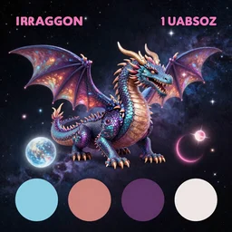 A Dragon Astronomy cosmic color scheme