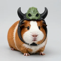 guinea pig dressed as the doom guy