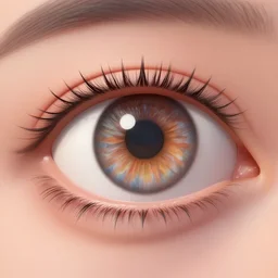 A 3d model of an eye