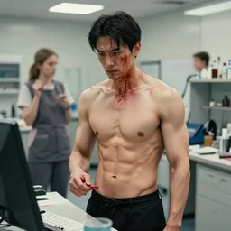what is it that makes him like this? i don't know, perhaps a hunger for flesh. he describes the girls that he sees at work, when madge and old woman are removed. he talks of their muscles as instruments, as tools. he smells their blood and tastes the electricity in them