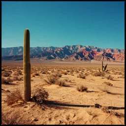 Mojave desert vaporwave