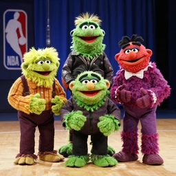 muppets playing in the nba