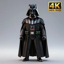 darth vader style 3 d octane vray redshift render. post fx by leonardo davinci, pablo picasso and roberto bernardi. edited by 4 k uhd wallpaper
