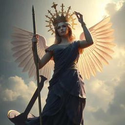 goddess of the european union, highly detailed, digital painting, artstation, concept art, smooth, sharp focus, illustration, unreal engine 5, 8 k, art by artgerm and greg rutkowski and edgar maxence