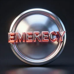 emergency, 8 k uhd, unreal engine, reflected chrome, octane render in the artstyle of greg rutkowski