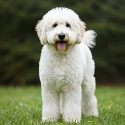 white labradoodle by greg rutkowski